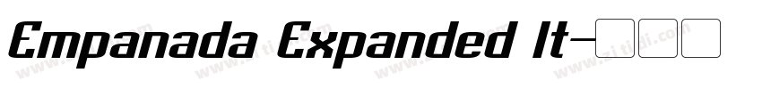 Empanada Expanded It字体转换